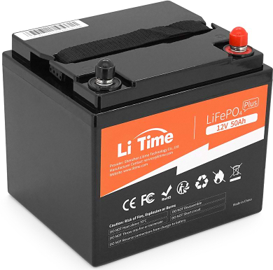 Аккумулятор для ИБП Li-TIME 12.8V 50Ah (L12V50-BASIC-4-A38)
